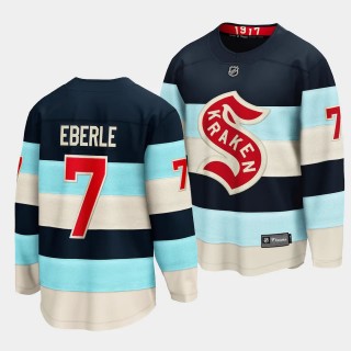 2024 NHL Winter Classic Seattle Kraken Jordan Eberle #7 Breakaway Player Jersey Blue